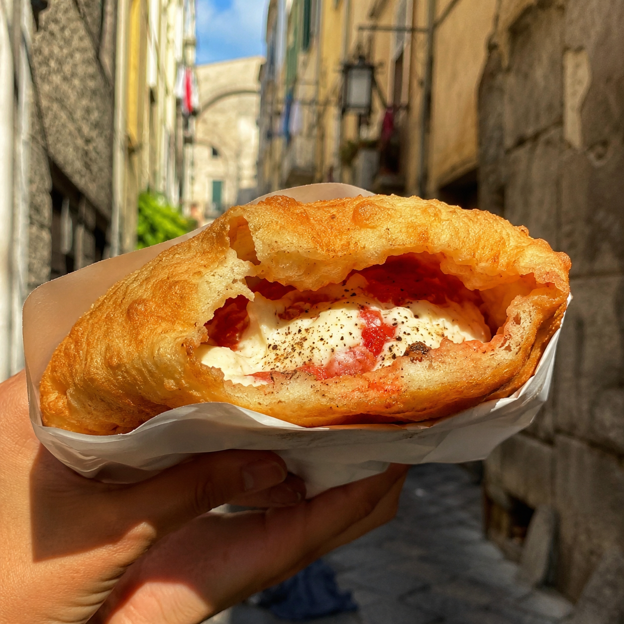 Pizza Fritta Napoletana